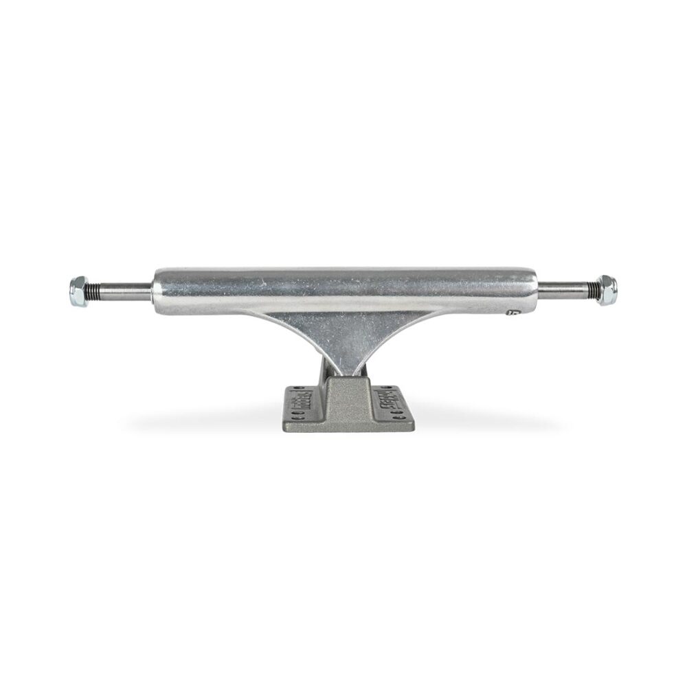 Slappy ST1 Hollow Lights 10" Skateboard Trucks (Pair) - Polished/Grey