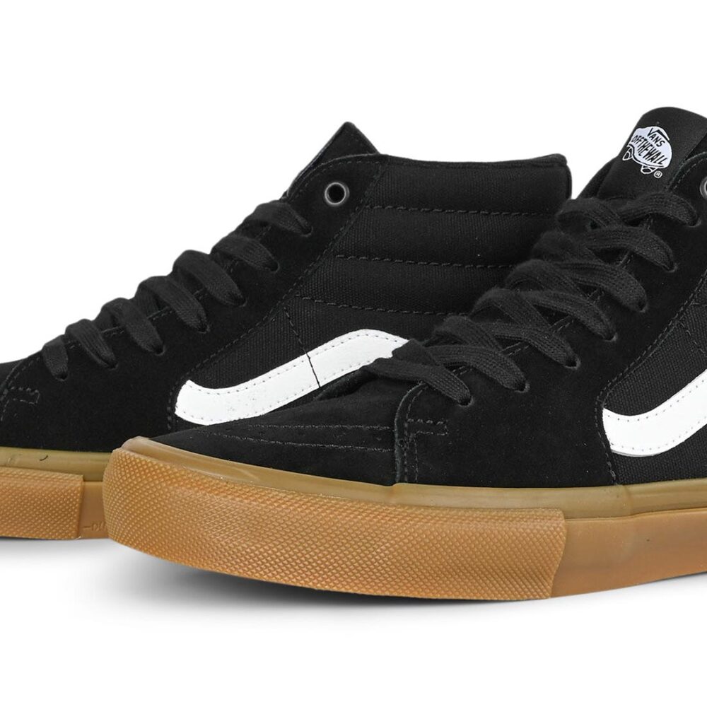Vans Sk8-Hi Skate Shoes - Black/Gum