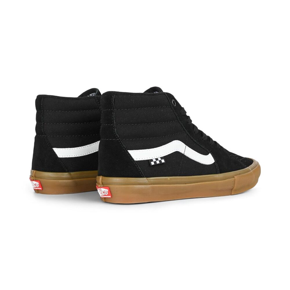 Vans Sk8-Hi Skate Shoes - Black/Gum
