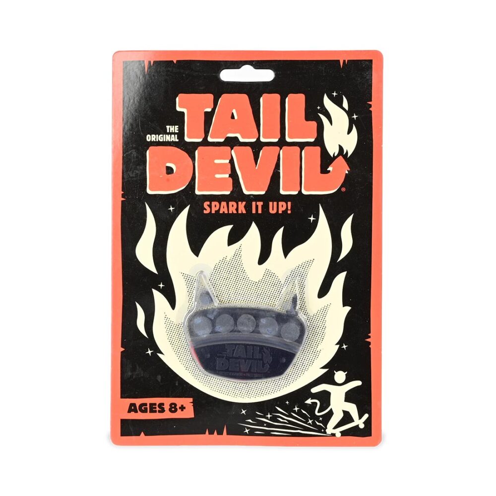 Tail Devil Skateboard Spark Plate - Black