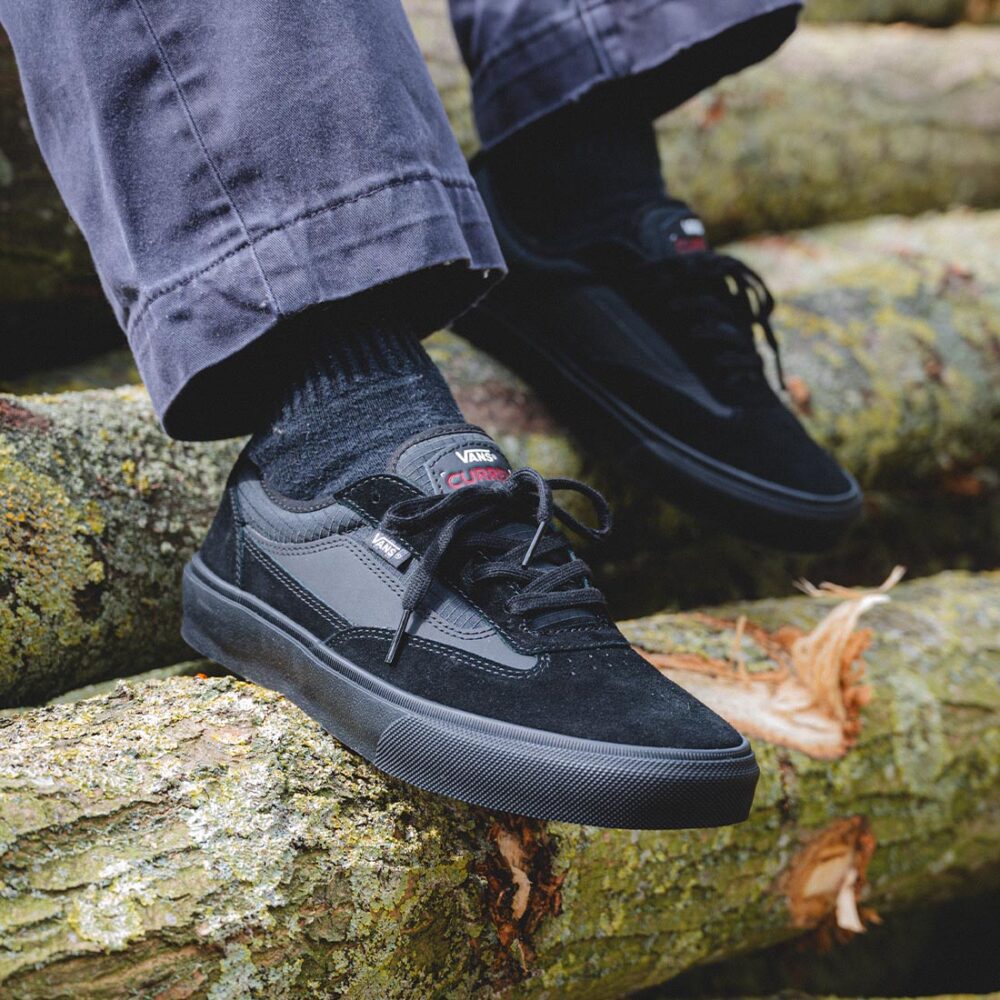 Vans Curren Caples Skate Shoes - Black/Black
