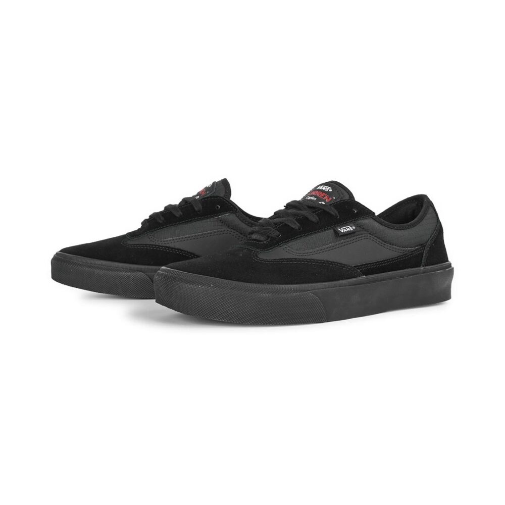 Vans Curren Caples Skate Shoes - Black/Black