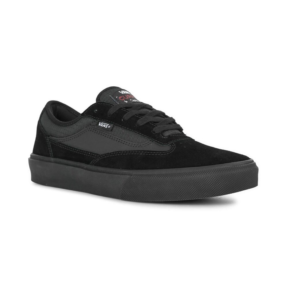 Vans Curren Caples Skate Shoes - Black/Black