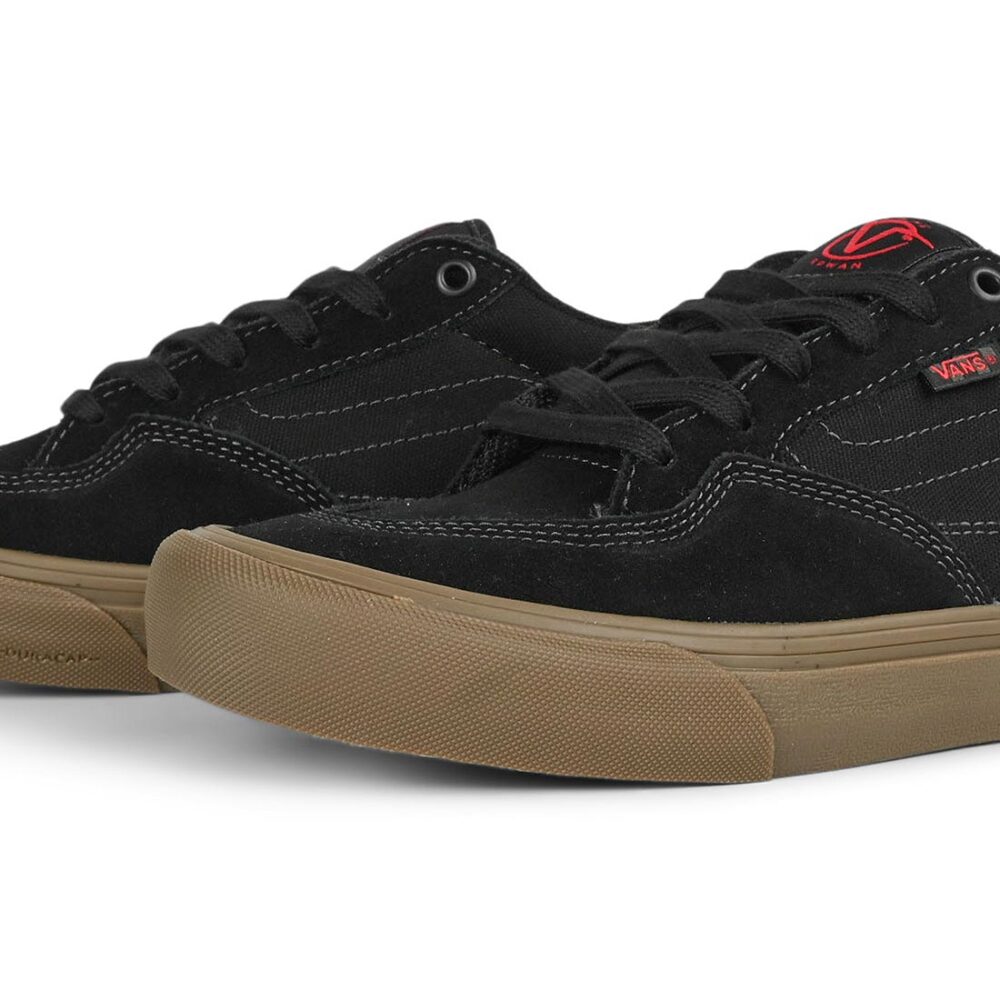 Vans Rowan Pro Skate Shoes - Black/Dark Gum