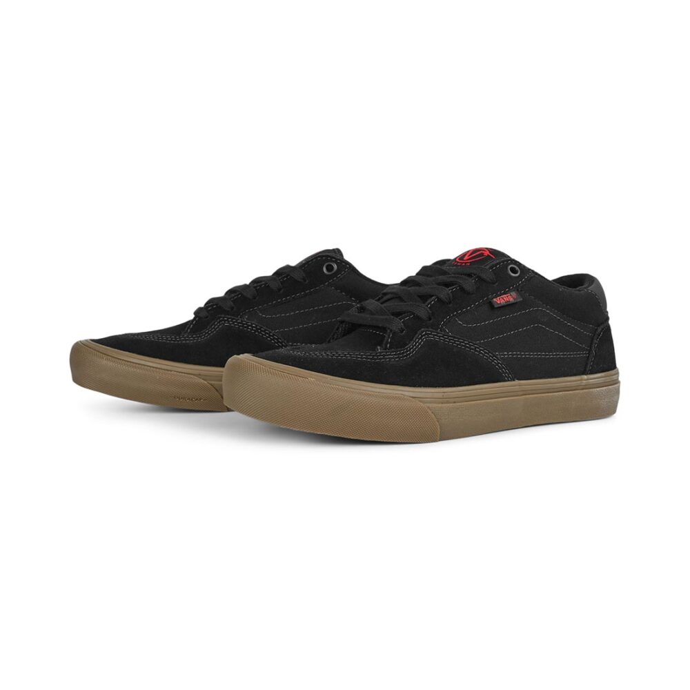 Vans Rowan Pro Skate Shoes - Black/Dark Gum