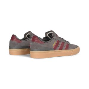 Adidas Busenitz Vulc II Skate Shoes - Charcoal/Red/Gum