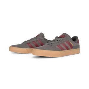 Adidas Busenitz Vulc II Skate Shoes - Charcoal/Shadow Red/Gum