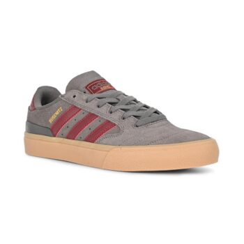 Adidas Busenitz Vulc II Skate Shoes - Charcoal/Shadow Red/Gum