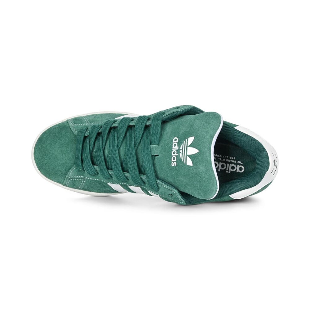 Adidas Campus ADV Skate Shoes - Green/White/Gold