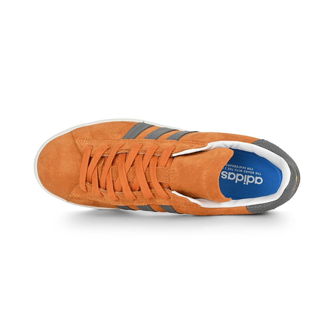 Adidas Campus ADV Skate Shoes - Orange/Grey/White