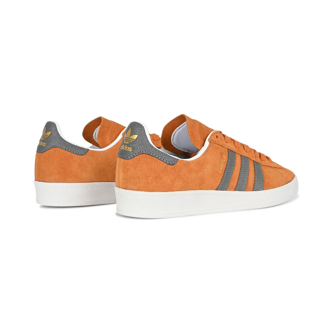 Adidas Campus ADV Skate Shoes - Orange/Grey/White