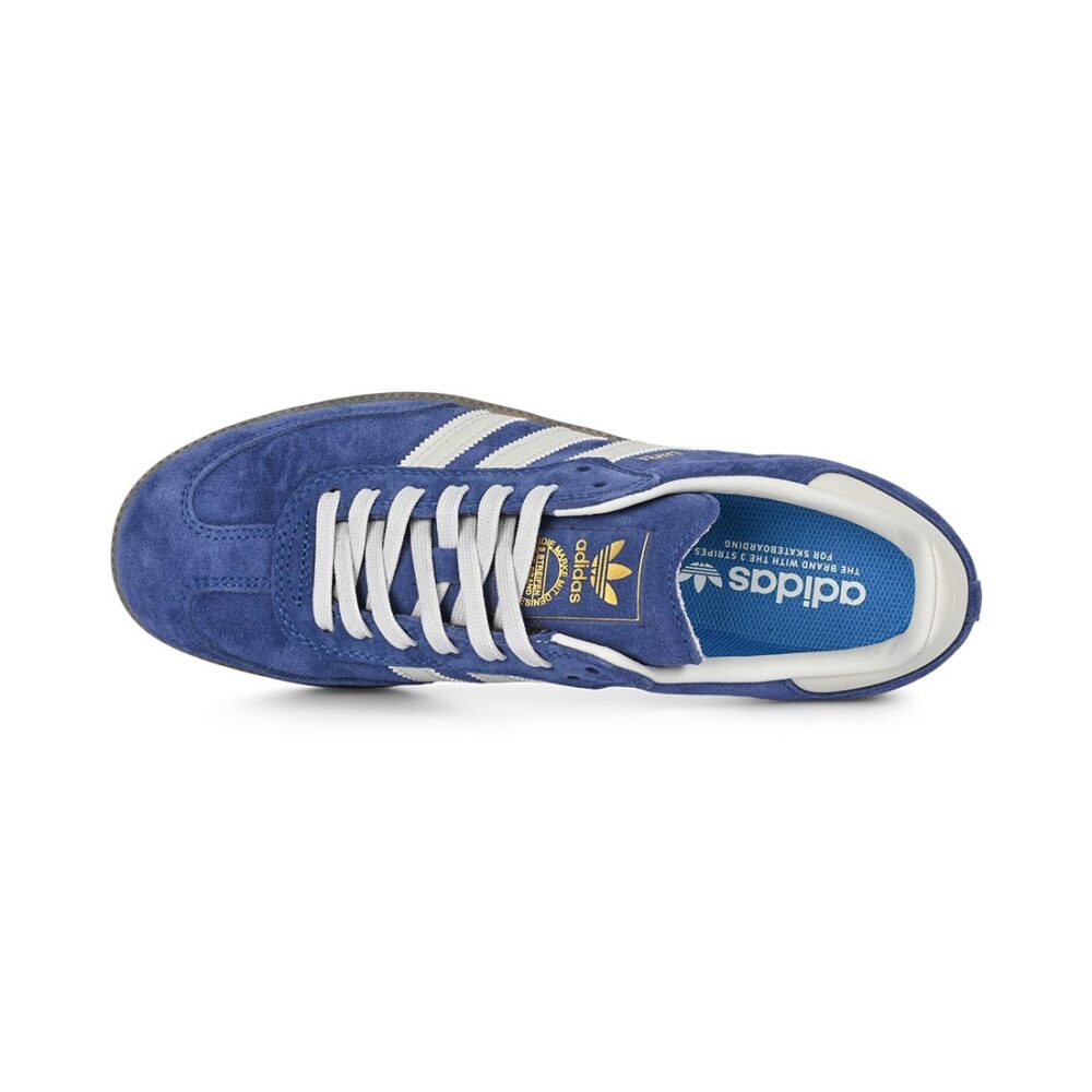 Adidas Samba ADV Skate Shoes - Dark Blue/Grey/Gum