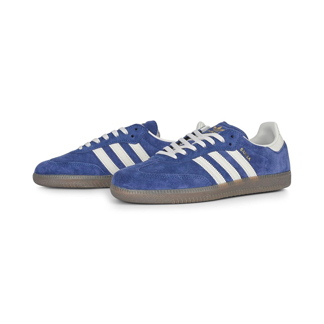 Adidas Samba ADV Skate Shoes - Dark Blue/Grey/Gum
