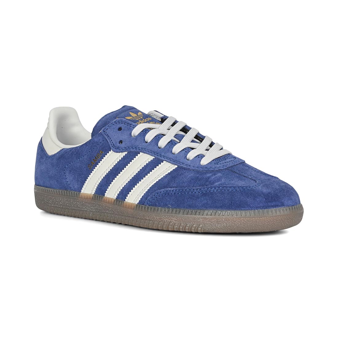 Adidas Samba ADV Skate Shoes - Dark Blue/Grey/Gum