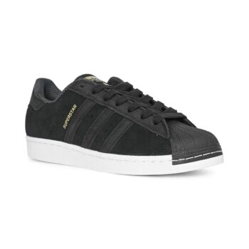 Adidas Superstar ADV Skate Shoes - Core Black/Core Black/White