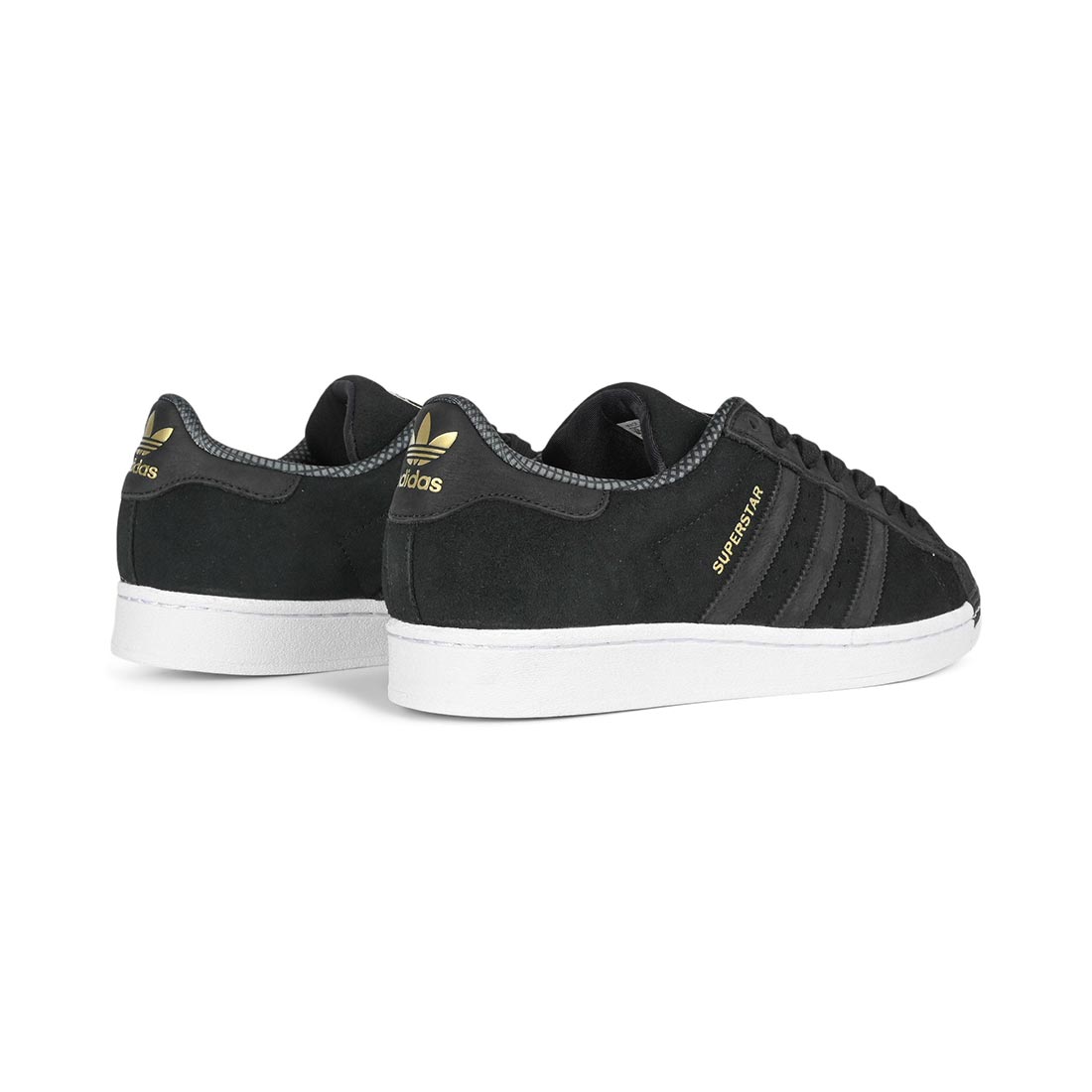 Adidas Superstar ADV Skate Shoes - Core Black/Core Black/White