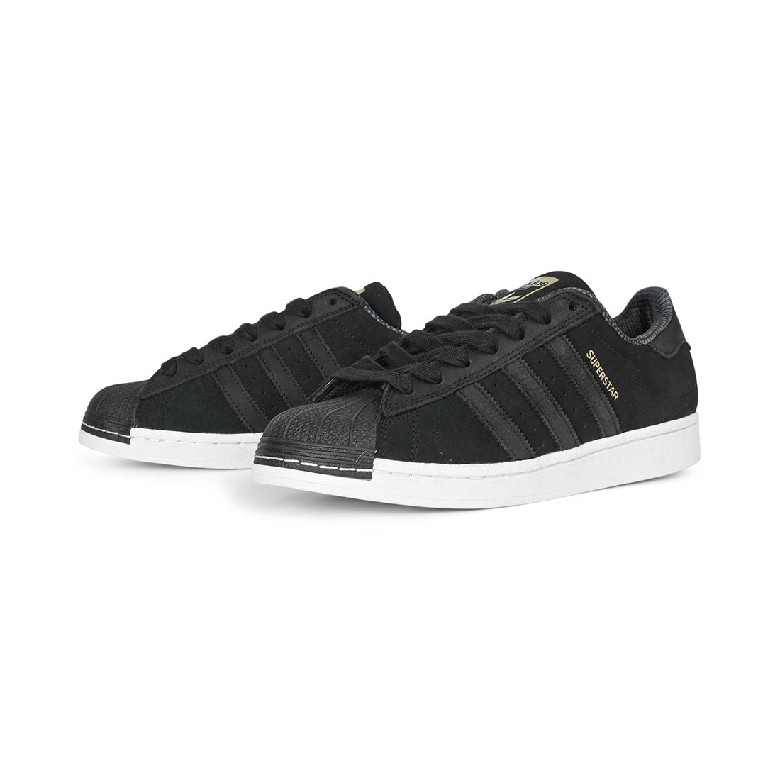 Adidas Superstar ADV Skate Shoes - Core Black/Core Black/White