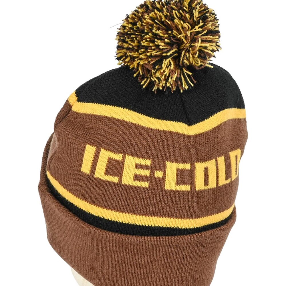 Anti Hero Ice Cold Pom Beanie Hat - Black/Brown/Gold