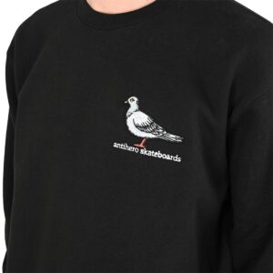 Anti Hero Lil Pigeon EMB Crew Sweater - Black