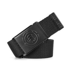 Element Icon Webbing Belt - Flint Black