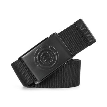 Element Icon Webbing Belt - Flint Black