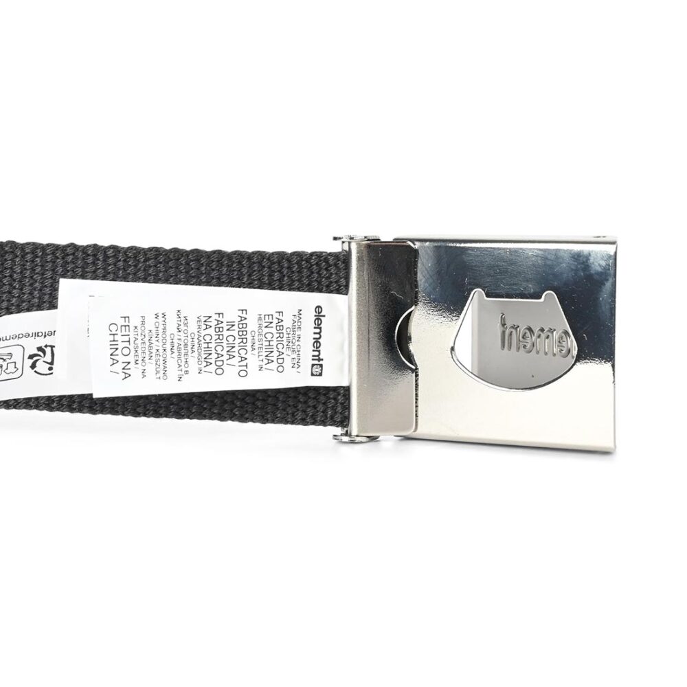 Element Lowcase Webbing Belt - Off Black