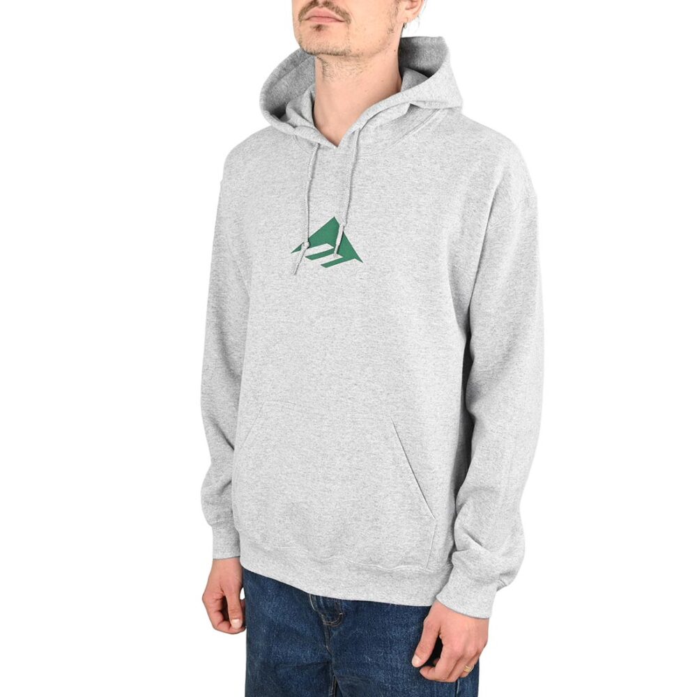 Emerica Logo Pullover Hoodie - Heather Grey
