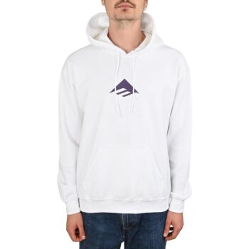 Emerica Logo Pullover Hoodie - White