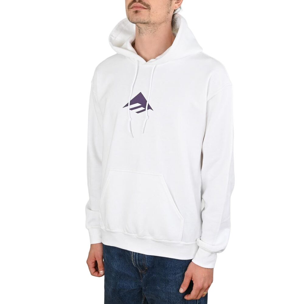 Emerica Logo Pullover Hoodie - White