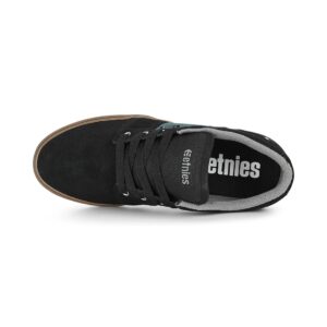 Etnies Barge LS Skate Shoes - Black/Teal