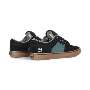 Etnies Barge LS Skate Shoes - Black/Teal