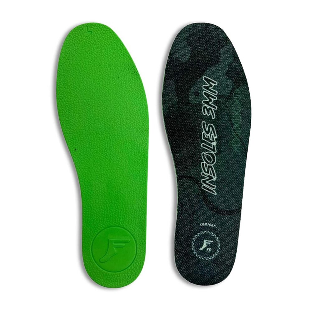 Footprint Kingfoam 3mm Low Flat Insoles - Black Camo/White