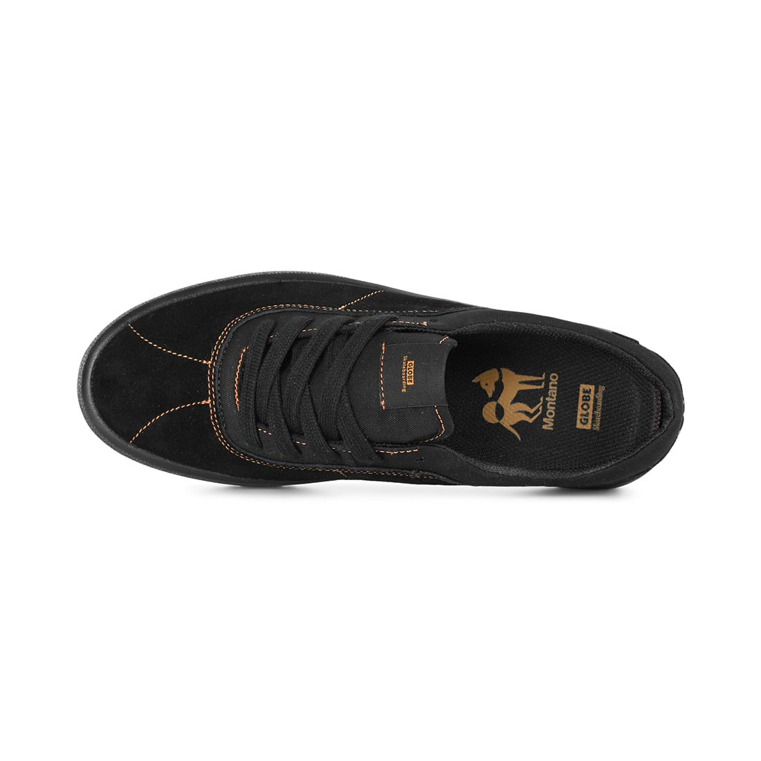 Globe Melbek Skate Shoes - Black/Montano