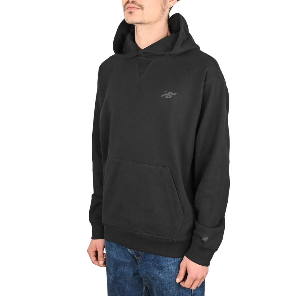 New Balance Numeric French Terry Pullover Hoodie - Black