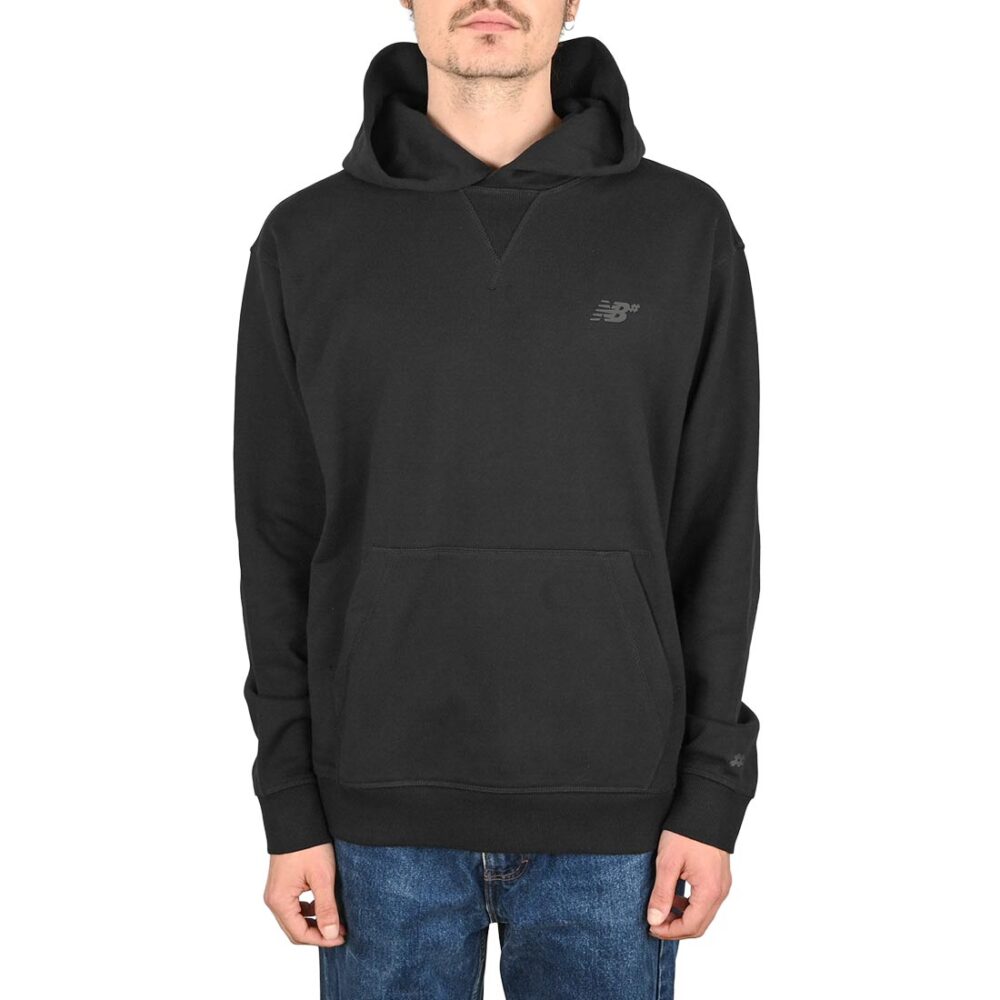 New Balance Numeric French Terry Pullover Hoodie - Black