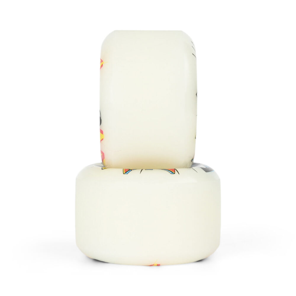 Slime Balls Natas Kaupas Hardline 95a 54mm Skateboard Wheels - White