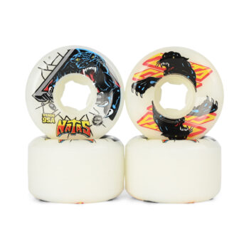 Slime Balls Natas Kaupas Hardline 95a 54mm Skateboard Wheels - White