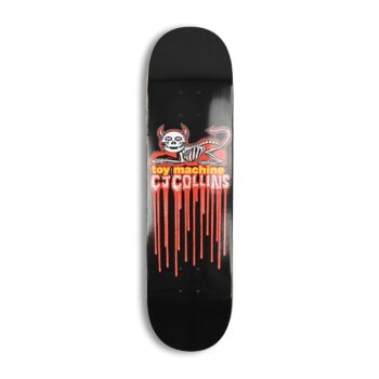 Toy Machine Collins Devil Cat 8.25" Skateboard Deck