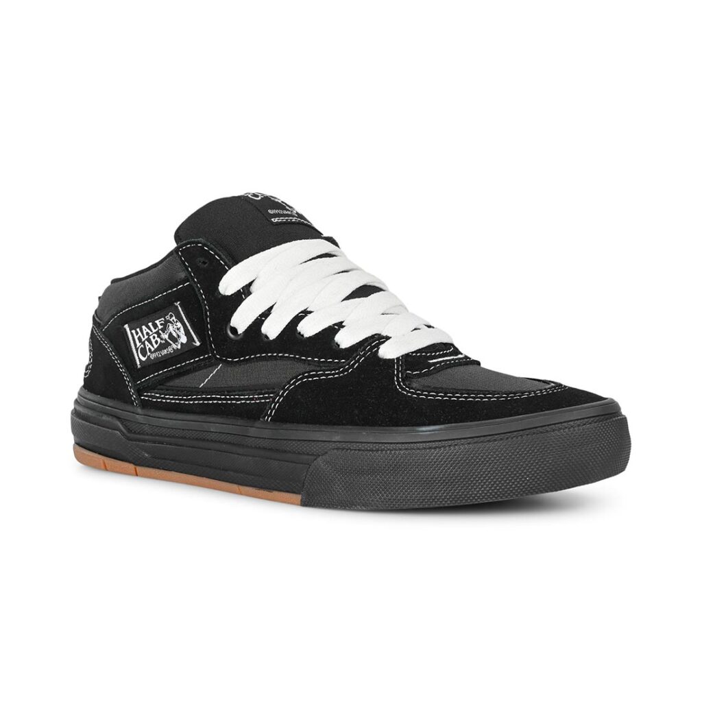 Vans Half Cab Wafflecup Skate Shoes - Black/Asphalt