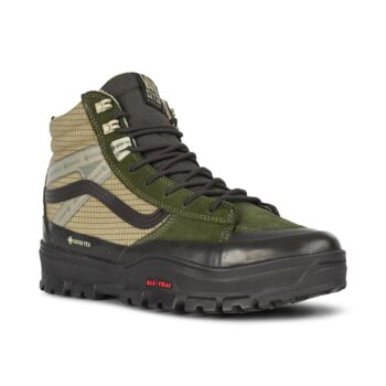 Vans MTE Sk8-Hi Gore-Tex Winterised Skate Shoes - Dark Green/Dark Brown