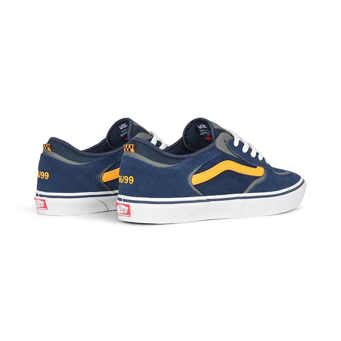 Vans Rowley Pro Skate Shoes - Navy/Yellow