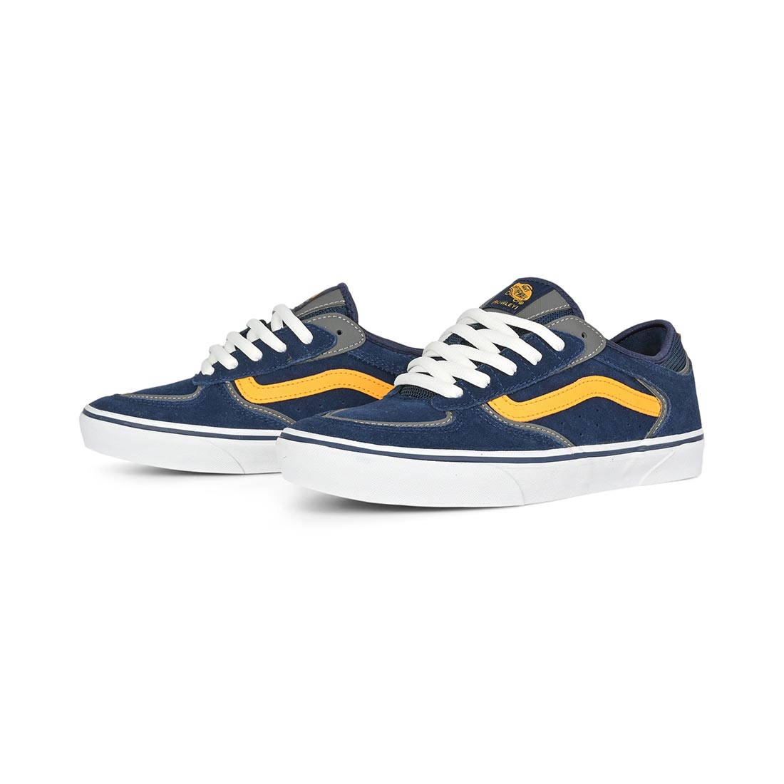 Vans Rowley Pro Skate Shoes - Navy/Yellow