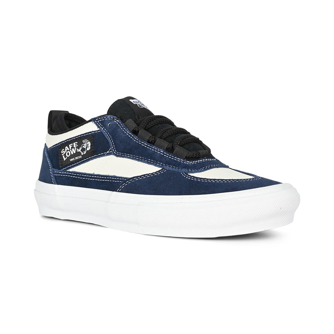 Vans Safe Low Skate Shoes - Navy/Marshmallow