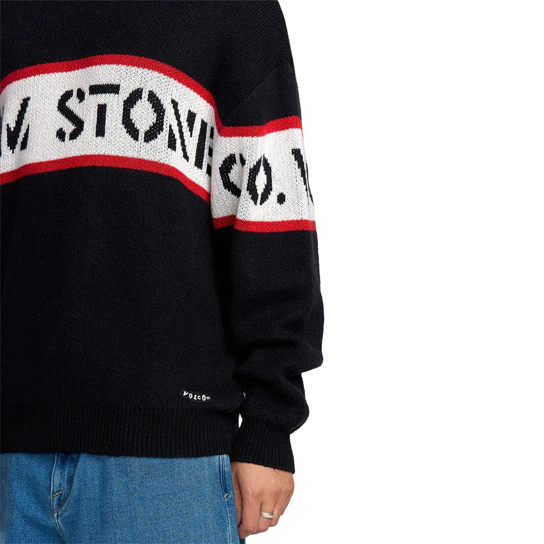 Volcom Carwash Knitted Jumper - Black