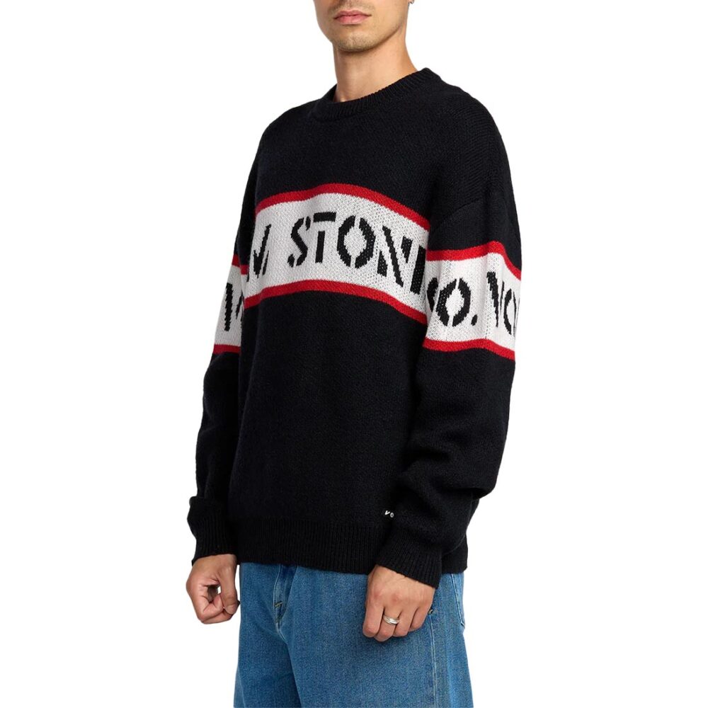 Volcom Carwash Knitted Jumper - Black
