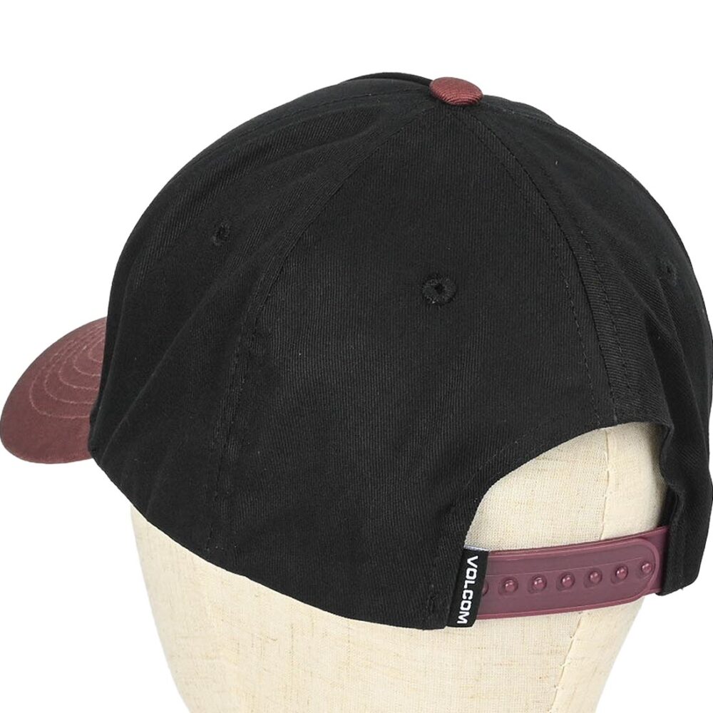 Volcom Embossed Stone ADJ Snapback Cap - Merlot