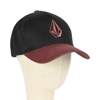Volcom Embossed Stone ADJ Snapback Cap - Merlot