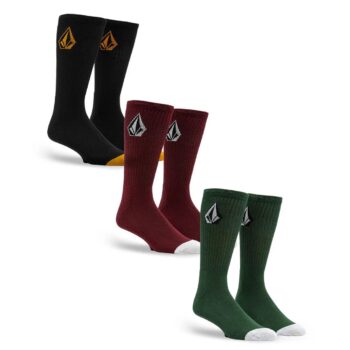 Volcom Full Stone Mix Socks 3 Pack - Mix
