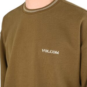 Volcom K Stone Pullover Crew Sweater - Sage Leaf