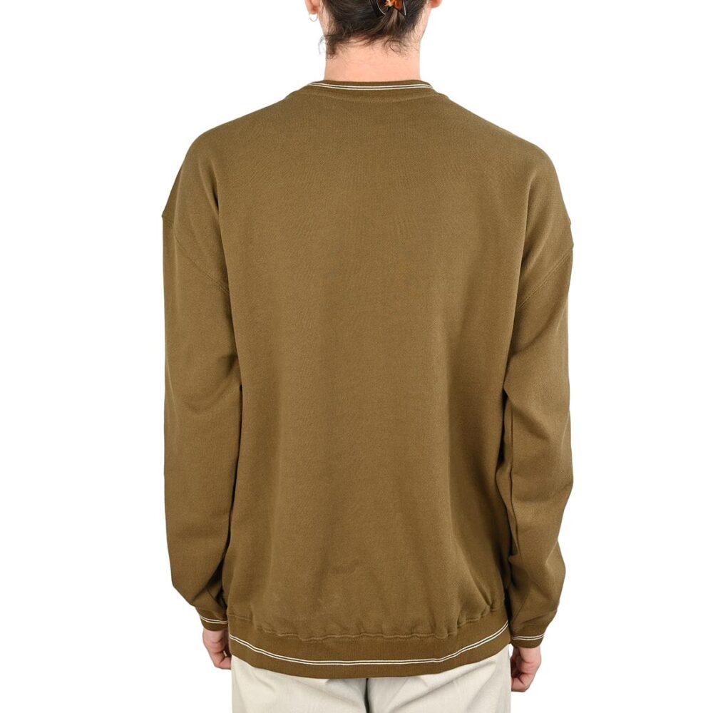 Volcom K Stone Pullover Crew Sweater - Sage Leaf